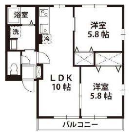 メゾン高田Ａの間取り