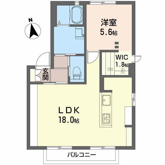 郡山市町東のアパートの間取り