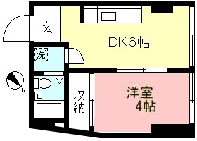 川崎市多摩区登戸のマンションの間取り