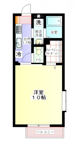 バリーヒルズ高井の間取り