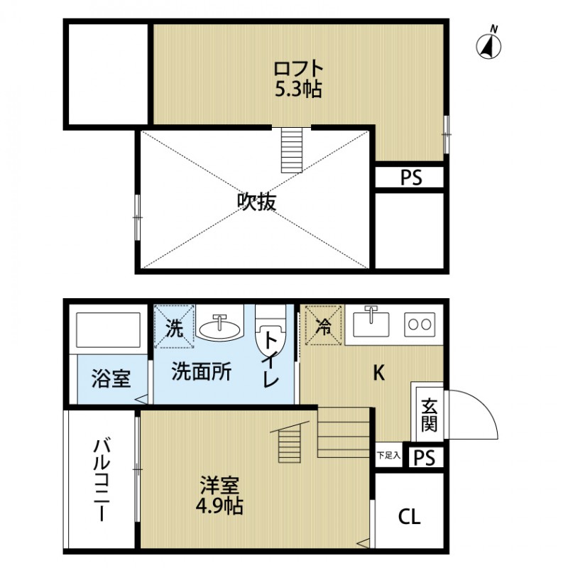 ｓｏｆｉｔｅｌ西田町の間取り