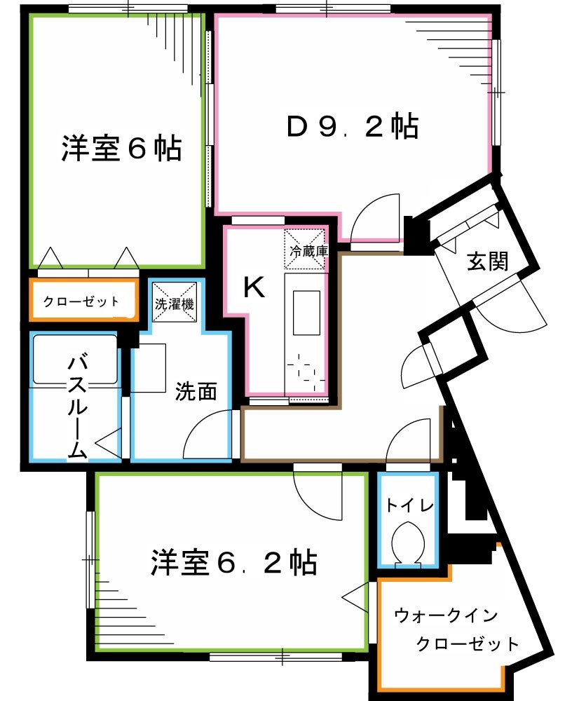 【ブランシェ荻窪の間取り】