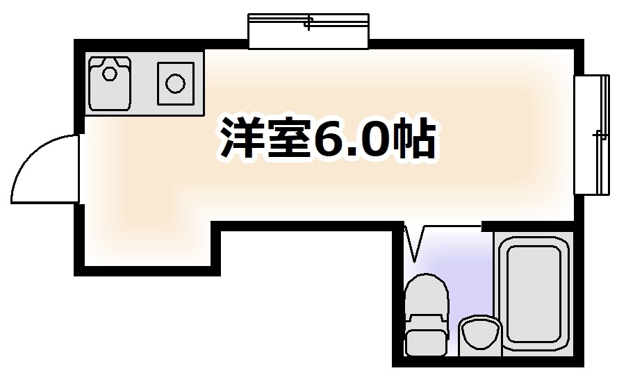 大阪市浪速区下寺のマンションの間取り