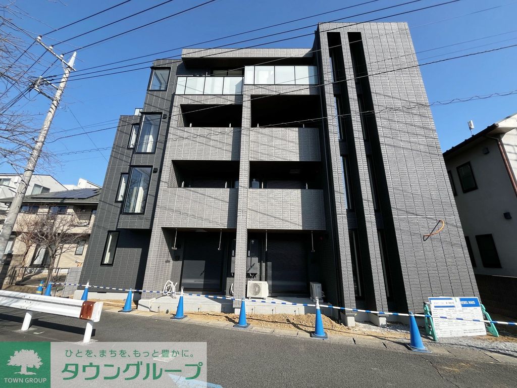 【川崎市多摩区登戸のマンションの建物外観】