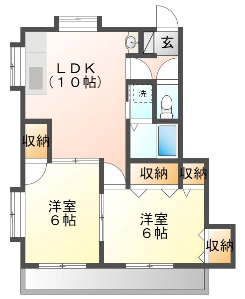 それいゆ一ツ橋一番館の間取り