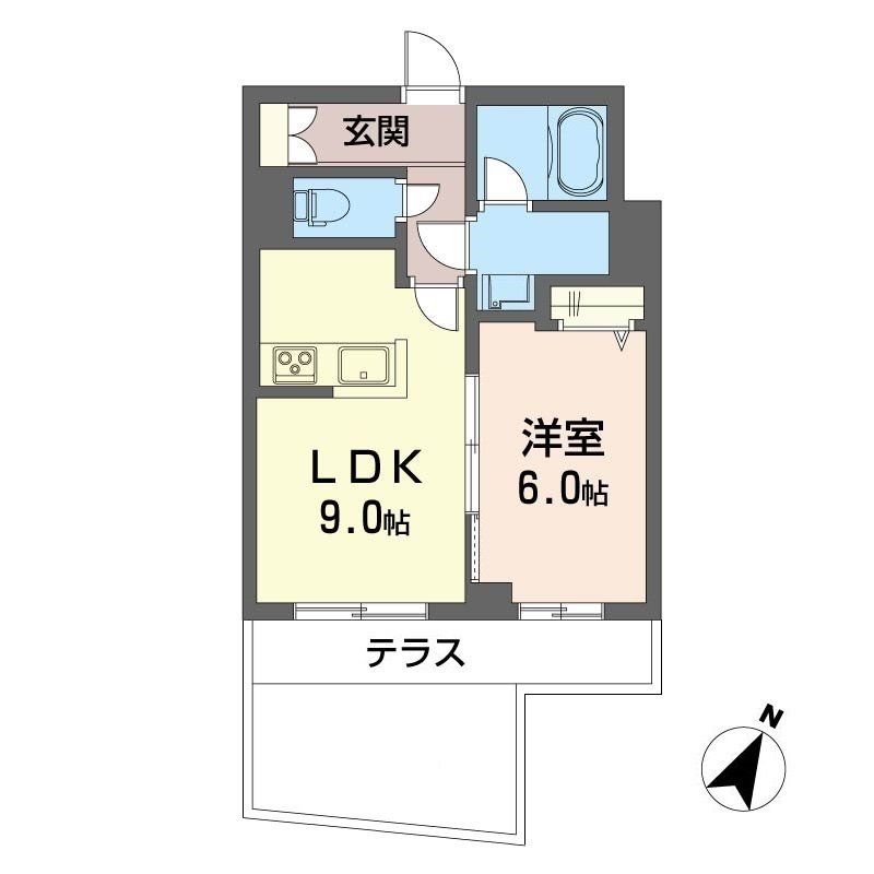 鎌倉市坂ノ下のマンションの間取り