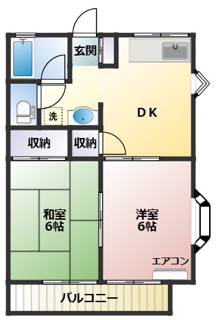 ラフィーネ清川の間取り