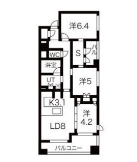 セルアージュ横濱阪東橋アヴニールの間取り