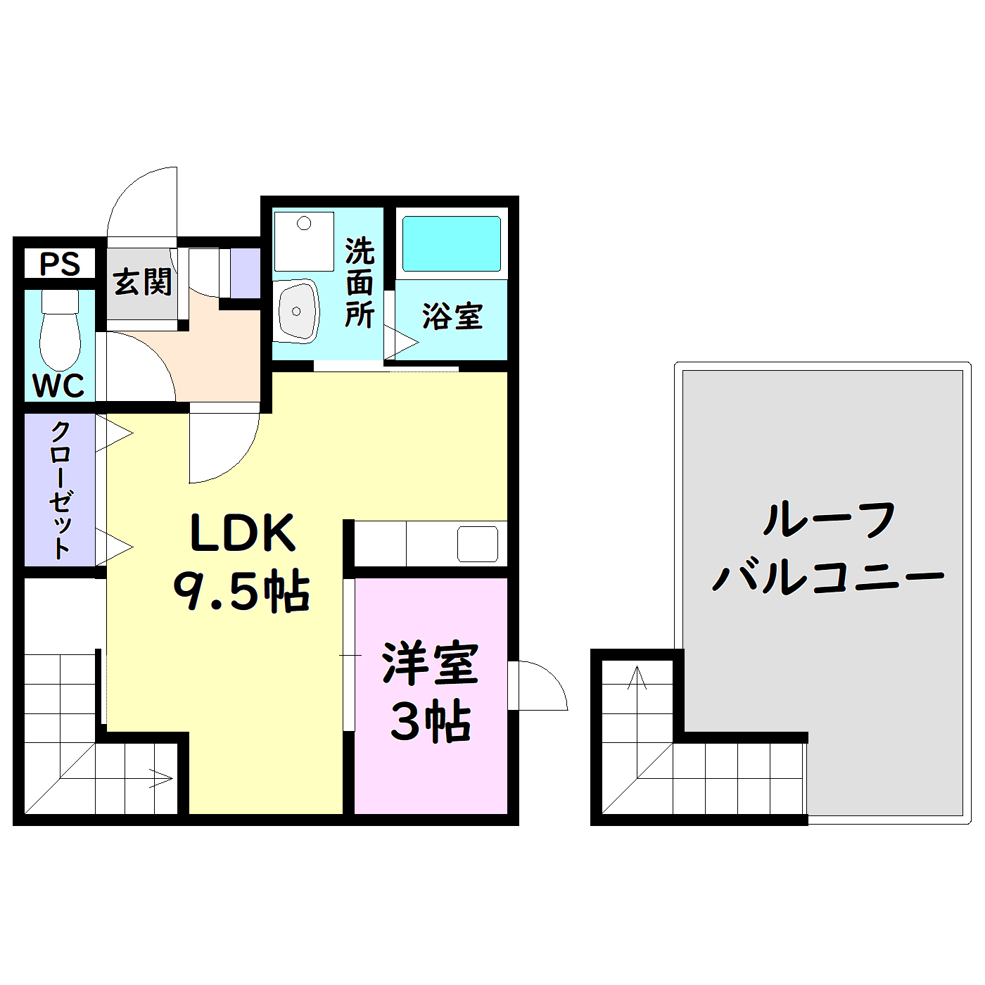 GRANDTIC　COPAIN　本山の間取り