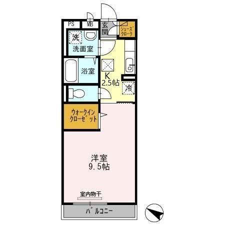 グラッサ新広の間取り