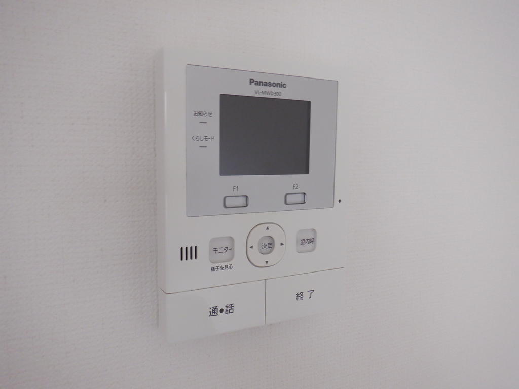 セキュリティ　※写真・動画・パノラマは同物件108号室(中部屋)のものです