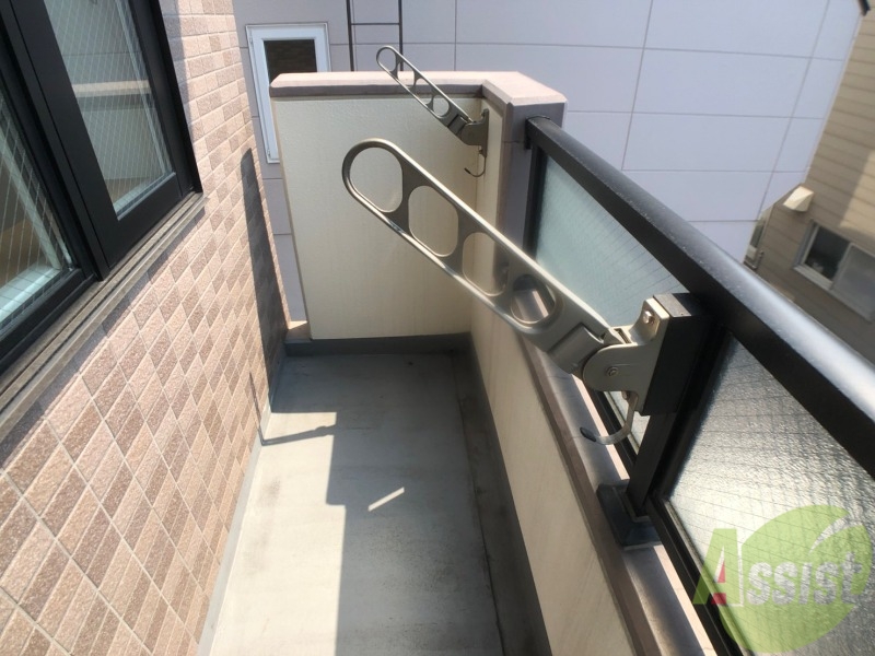 バルコニー　バルコニーです。天気の良い日には外干しができます！