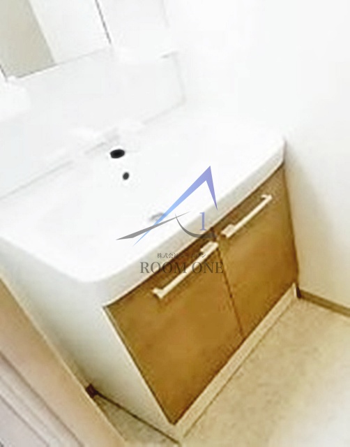 洗面設備　洗面台です。