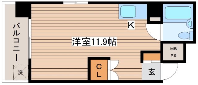 メゾン小河内の間取り写真