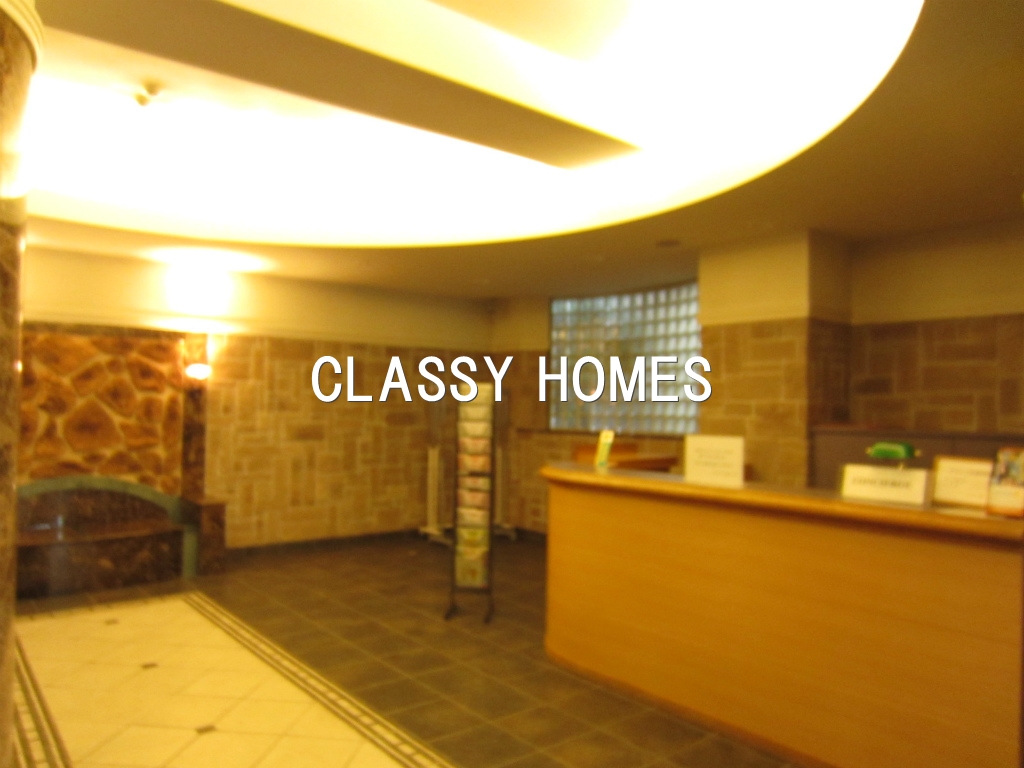 ロビー　2003年竣工グランド・ガーラ高輪：フロント