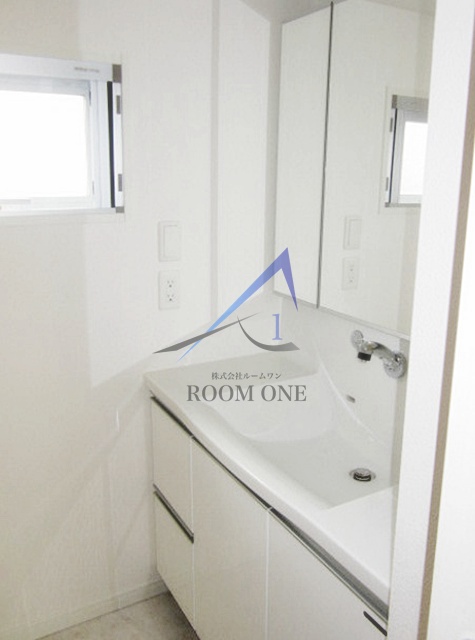 洗面設備　洗面台です。