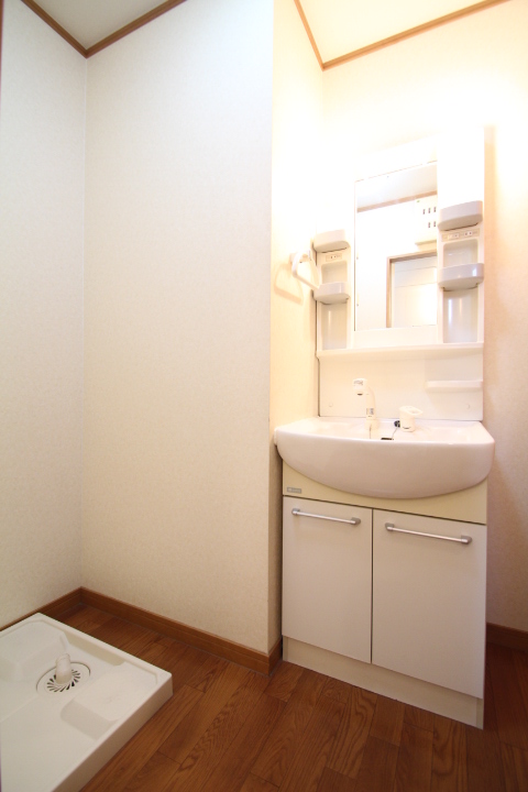 洗面設備　シャンプードレッサタイプの洗面台です♪