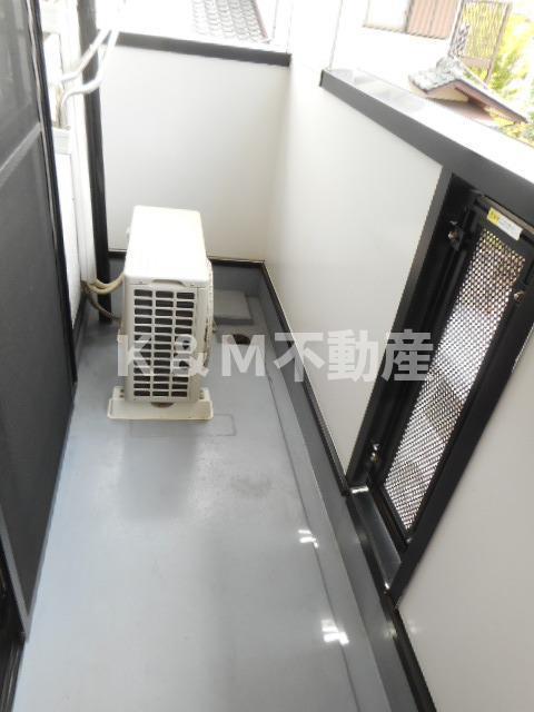 バルコニー　広々としたバルコニーです