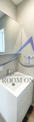 洗面設備　洗面台です。