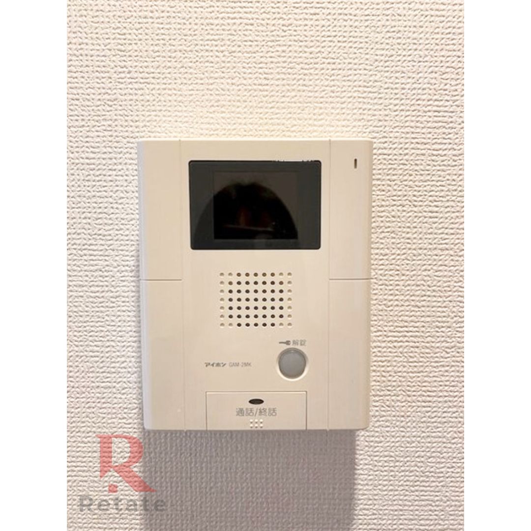 セキュリティ　モニター付きインターフォンです。