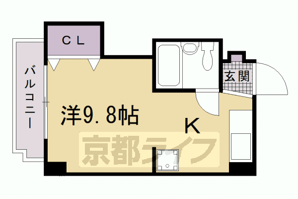ロイヤル河原町五条の間取り写真