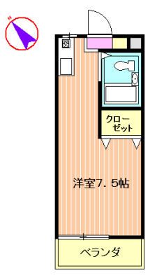 ハイツイマイの間取り写真
