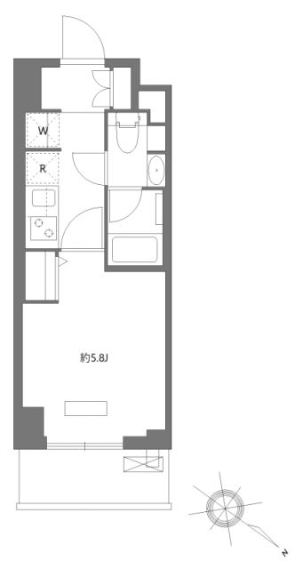 ソラステージ横浜白楽の間取り写真