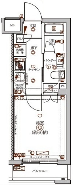 マーロ立石レジデンス#Rの間取り写真