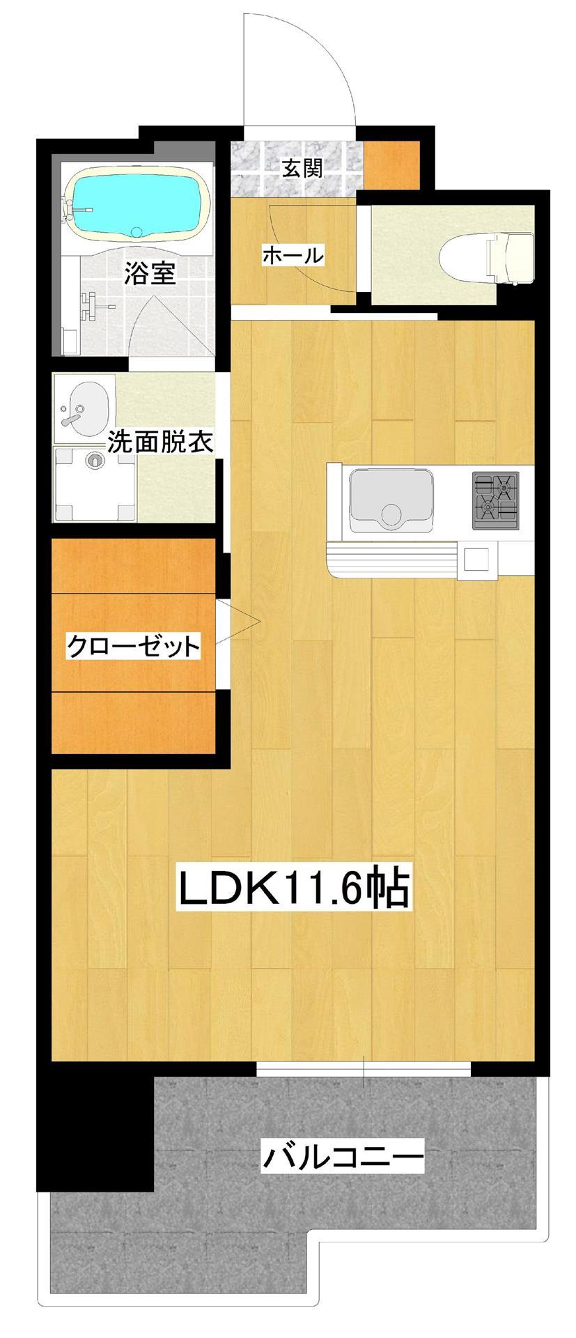 レジーナ東谷山の間取り写真