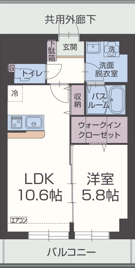 デル・スールの間取り