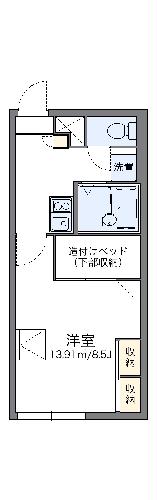 レオパレスアビテの間取り