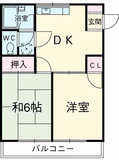 メゾン柏Ｃの間取り