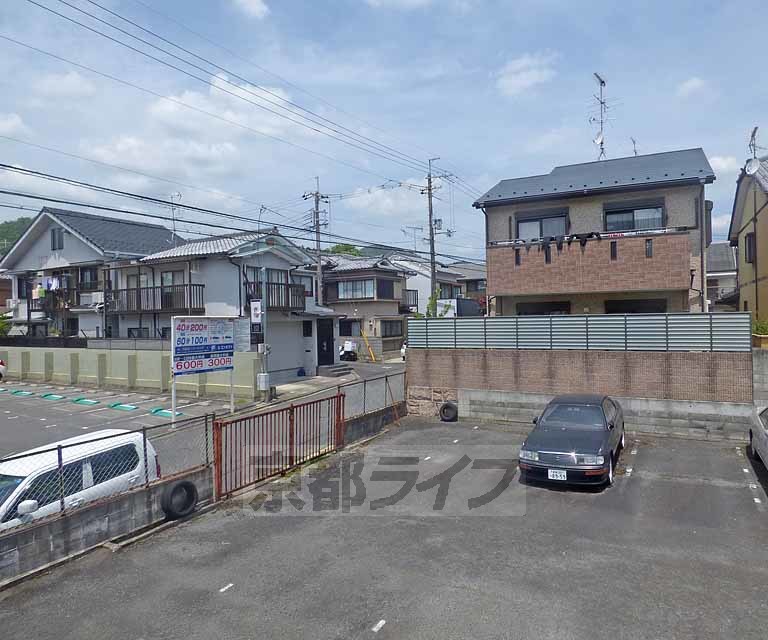 【京都市北区平野上八丁柳町のアパートの眺望】