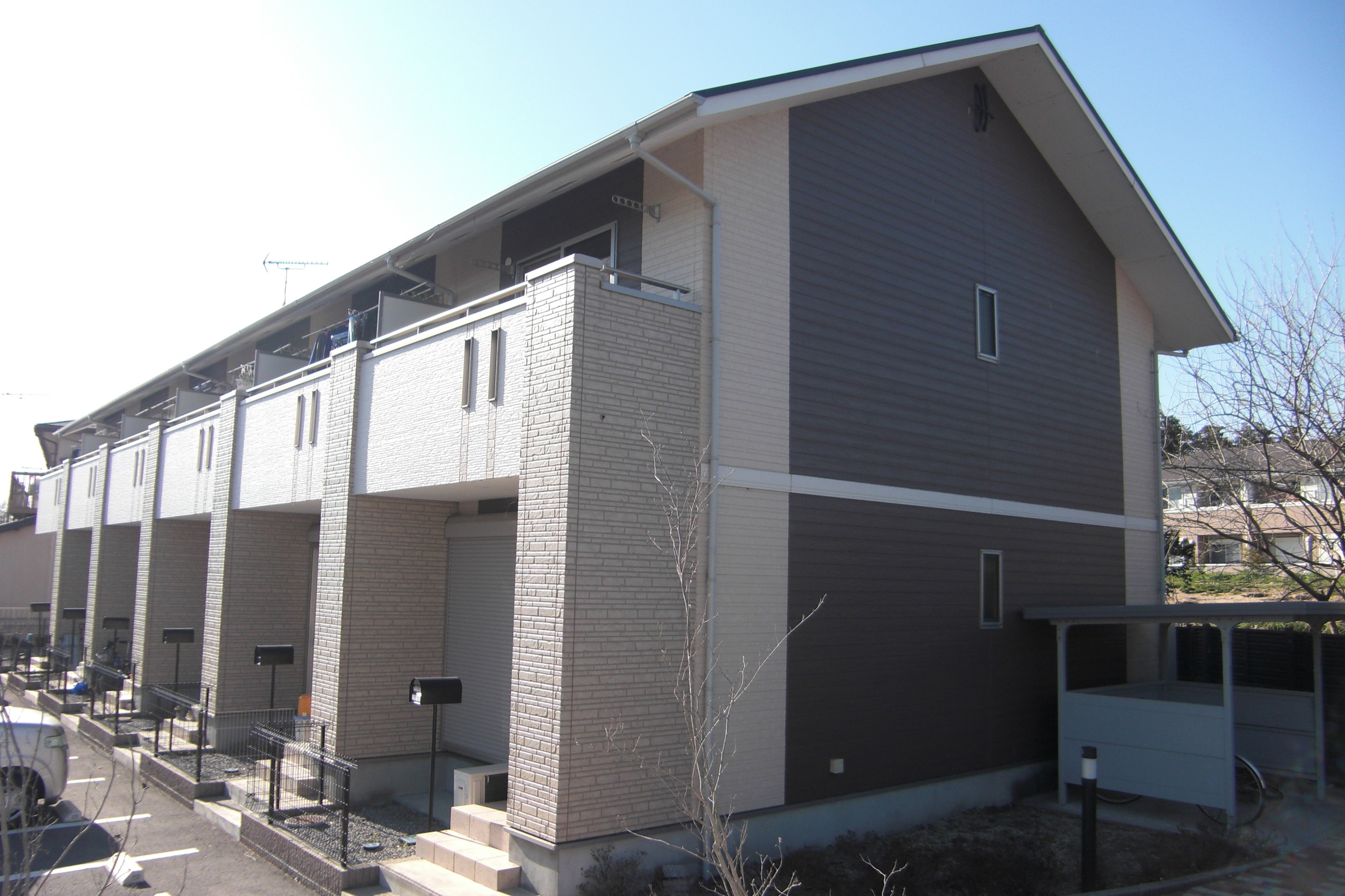 建物外観　オール電化のテラス物件です！希少なペット可！