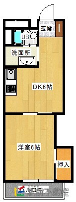 シャトレ鍋島１の間取り