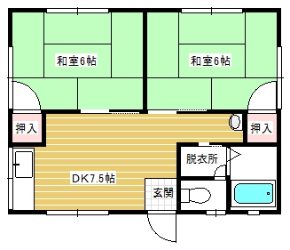 【リベットハイツの間取り】