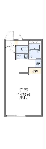 レオパレスウィルの間取り