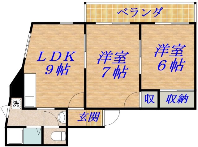 アフロディーテ友渕の間取り