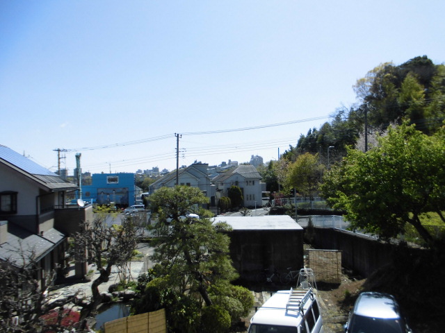 眺望　東向きです。のどかで静かな雰囲気です。