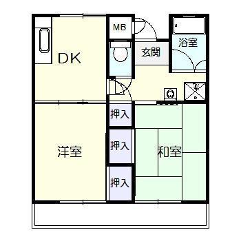 【Ｇｒｅｅｎ　Ｈｉｌｌｓ　大塚台　１号棟の間取り】