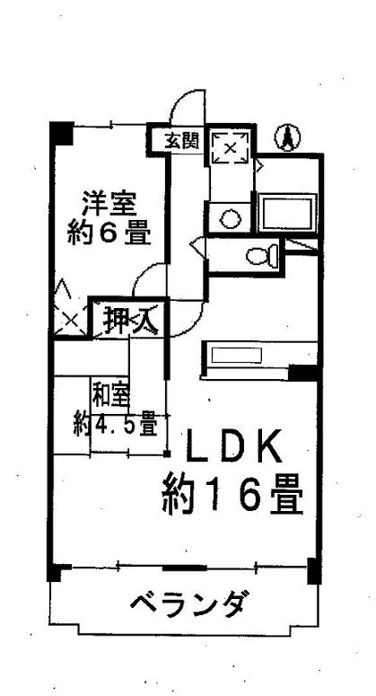 グランビュー葛野の間取り