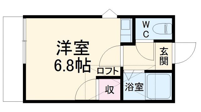 イーストコート出町前Ａ棟の間取り