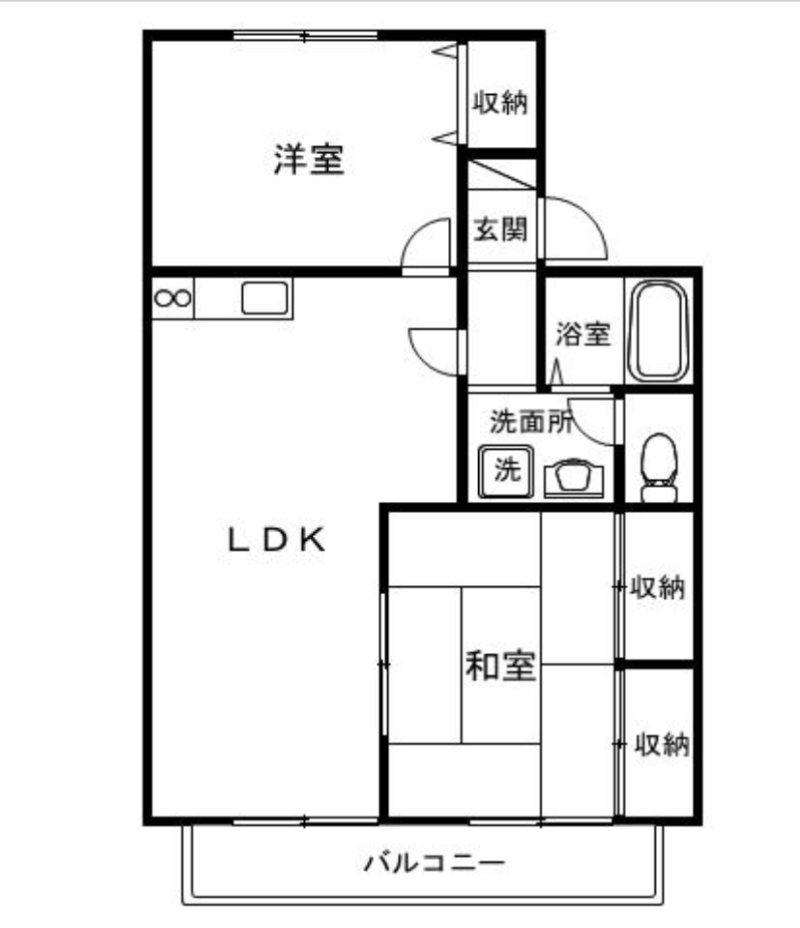 パークハイムBの間取り