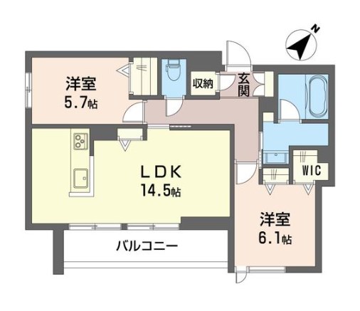 アンソレイユの間取り