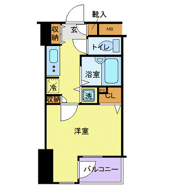 フォレシティ六本木の間取り