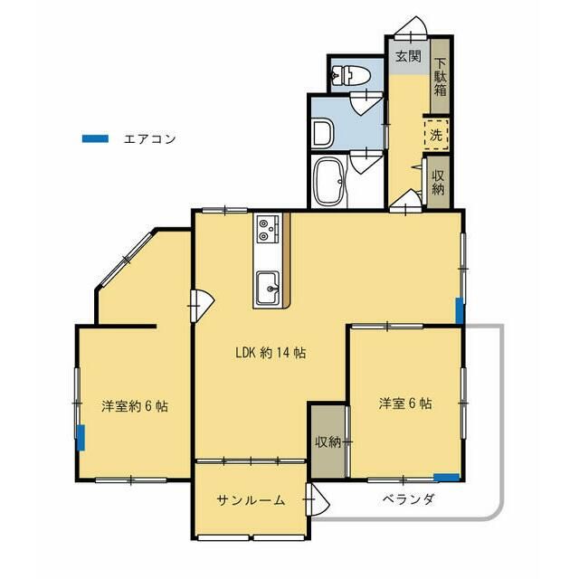 ライフステージ広瀬　森の間取り