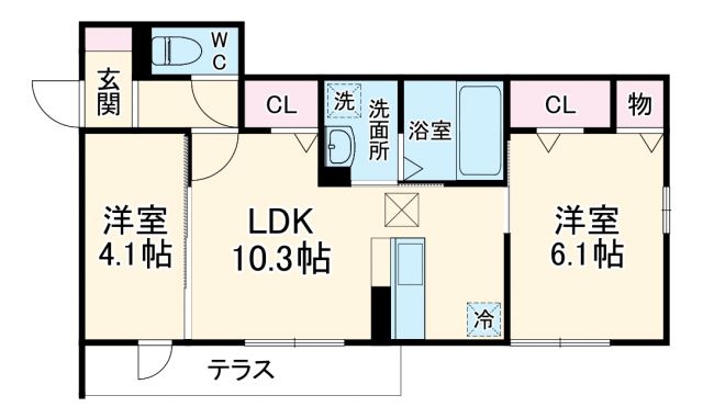 ユイット・マレの間取り