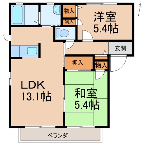 リバーサイド湯浅の間取り