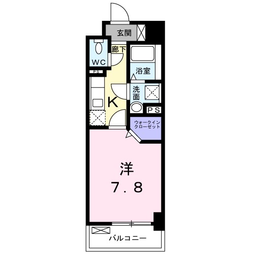 ルーベル中村の間取り