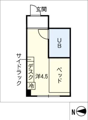 カレッジコート名古屋の間取り